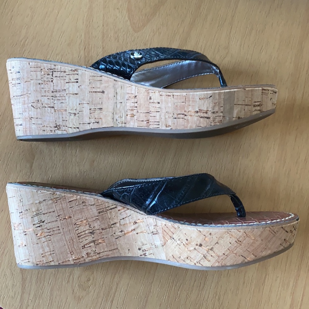 Sam Edelman “Romy” Cork Wedge - Picture 3 of 7